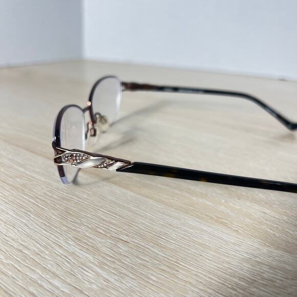 Tura R564 BRN B:34 Eyeglasses FRAMES ONLY Brown 52-17-135 Amazing Cond! main image 5
